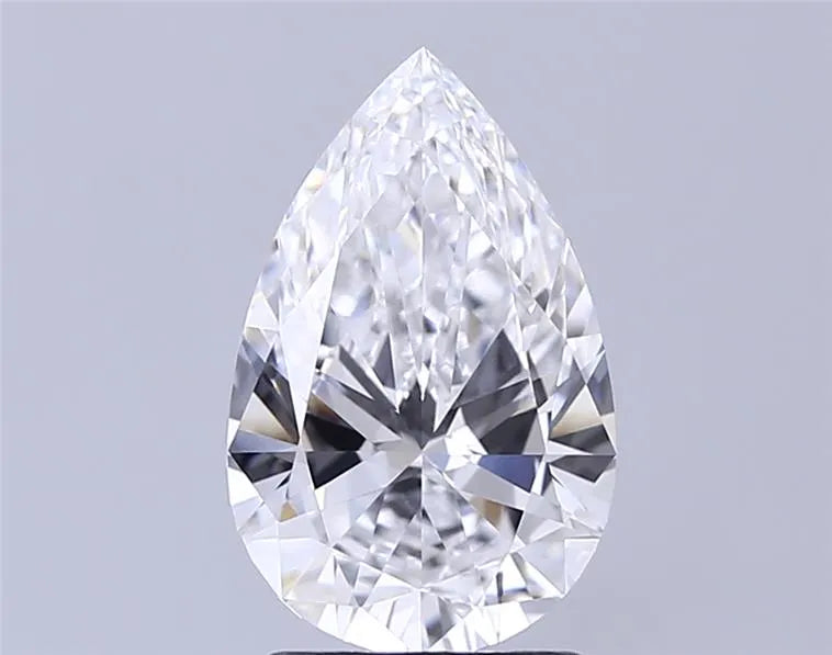 2.22ct Pear Lab Grown Diamond (Colour D, Clarity VVS1, IGI Certified)