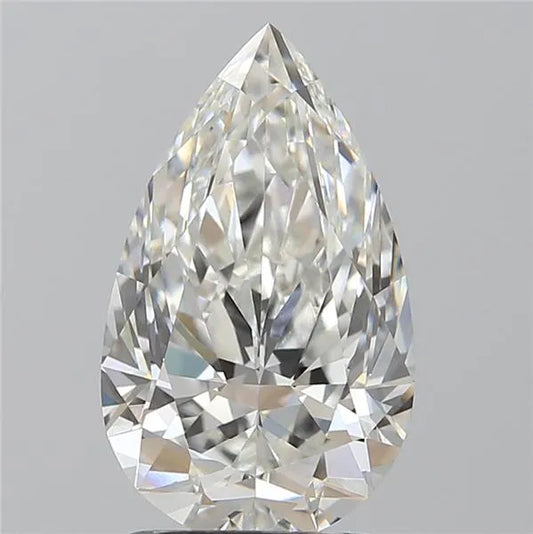 2.22ct Pear Lab Grown Diamond (Colour F, Clarity VVS2, IGI Certified)