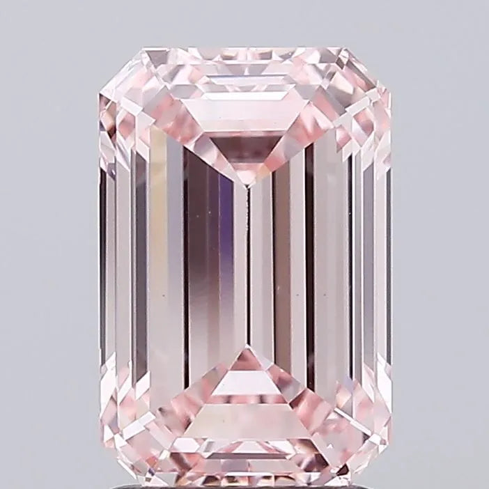 2.23ct Emerald Lab Grown Diamond (Colour Fancy Intense Pink, Clarity VVS2, IGI Certified)