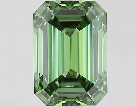 2.23ct Emerald Lab Grown Diamond (Colour Fancy Vivid Green, Clarity VVS2, IGI Certified)