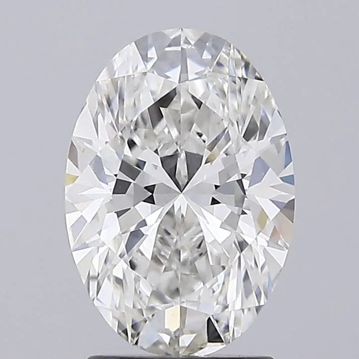 2.23ct Oval Lab Grown Diamond (Colour F, Clarity VVS2, IGI Certified)