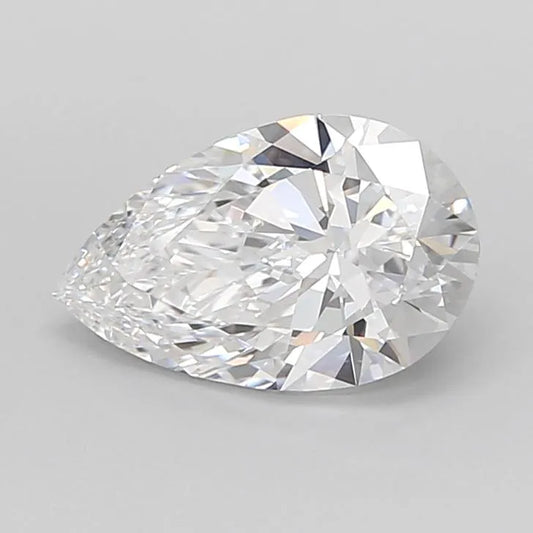 2.23ct Pear Lab Grown Diamond (Colour D, Clarity IF, Cut EX, IGI Certified)