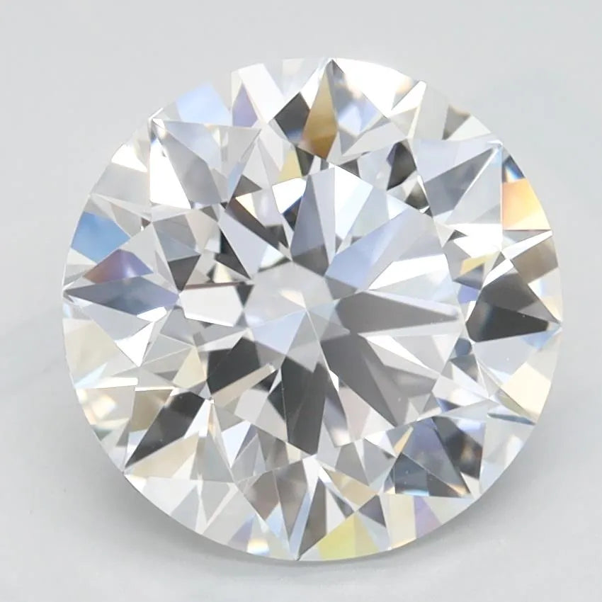 2.23ct Round Lab Grown Diamond (Colour D, Clarity IF, Cut EX, GIA Certified)