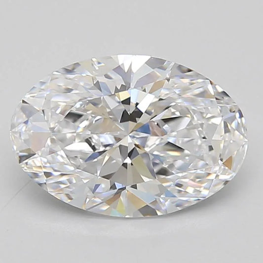 2.24ct Oval Lab Grown Diamond (Colour D, Clarity IF, GIA Certified)