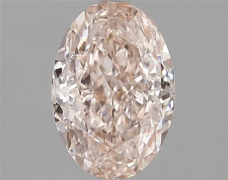 2.24ct Oval Lab Grown Diamond (Colour Fancy Intense Pink, Clarity VVS2, IGI Certified)