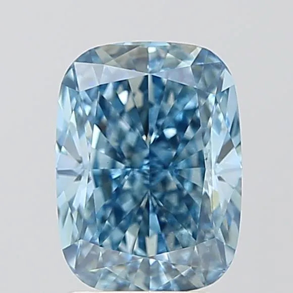 2.25ct Cushion modified Lab Grown Diamond (Colour Fancy Vivid Blue, Clarity VS2, IGI Certified)