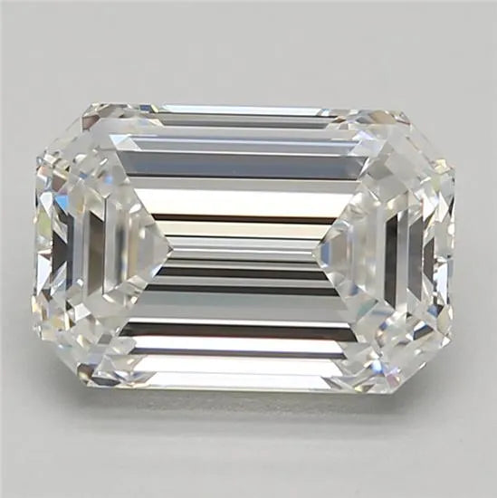 2.25ct Emerald Lab Grown Diamond (Colour F, Clarity IF, GIA Certified)