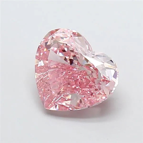 2.25ct Heart Lab Grown Diamond (Colour Fancy Vivid Pink, Clarity VS2, IGI Certified)