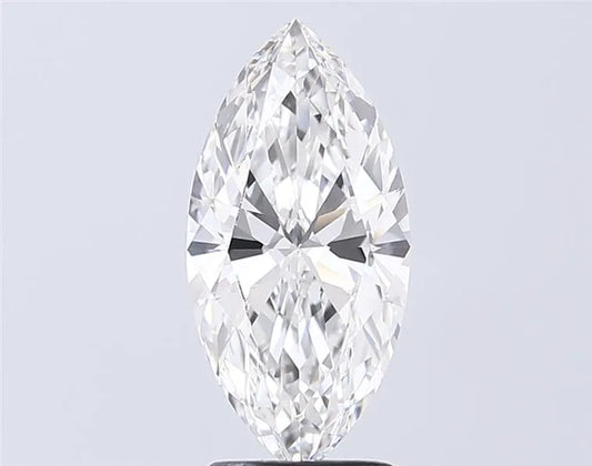 2.25ct Marquise Lab Grown Diamond (Colour E, Clarity VVS1, IGI Certified)