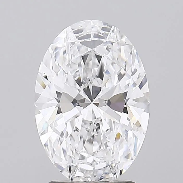 2.25ct Oval Lab Grown Diamond (Colour D, Clarity FL, Cut EX, IGI Certified)