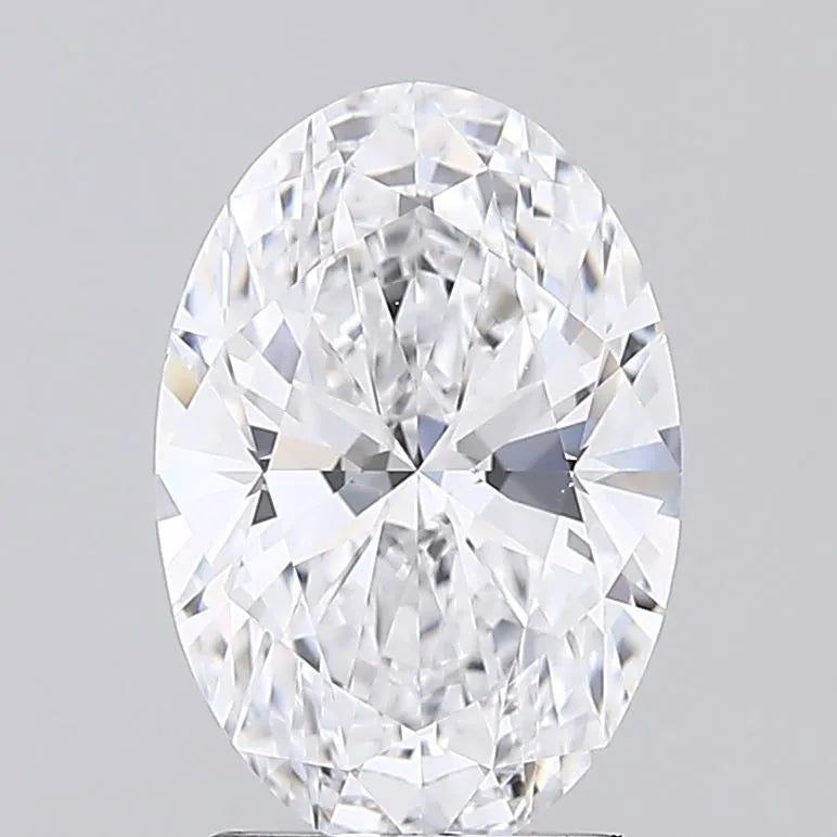 2.25ct Oval Lab Grown Diamond (Colour D, Clarity FL, Cut EX, IGI Certified)