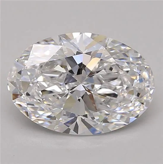 2.25ct Oval Lab Grown Diamond (Colour D, Clarity IF, GIA Certified)