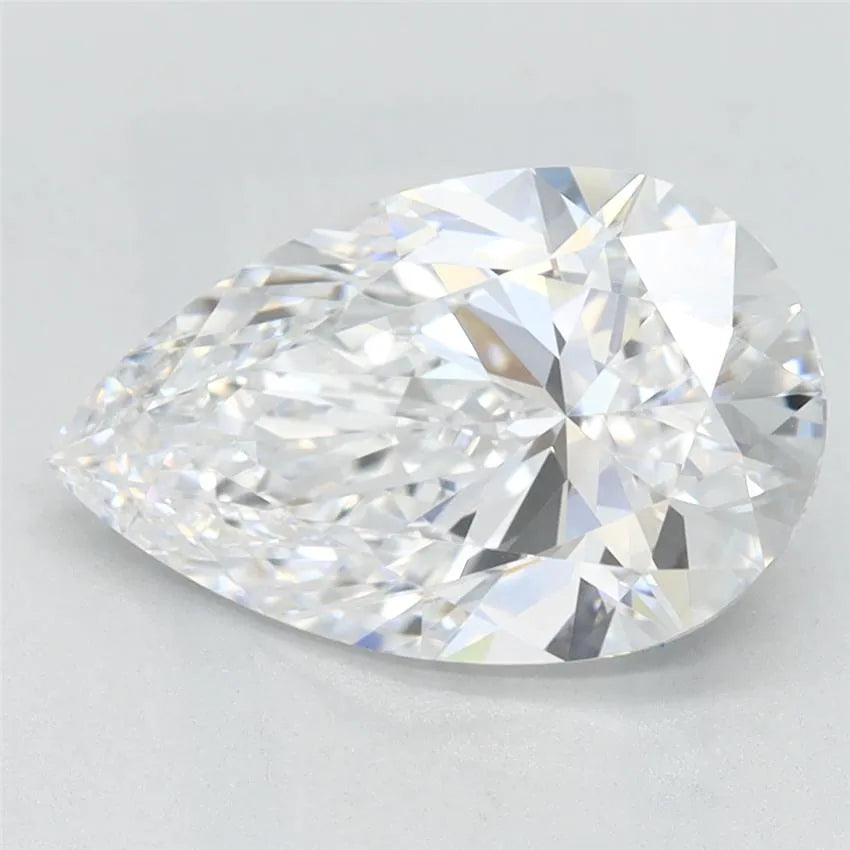 2.25ct Pear Lab Grown Diamond (Colour D, Clarity IF, GIA Certified)