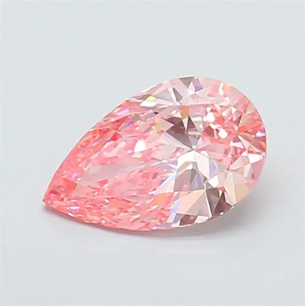 2.25ct Pear Lab Grown Diamond (Colour Fancy Vivid Pink, Clarity VVS2, IGI Certified)