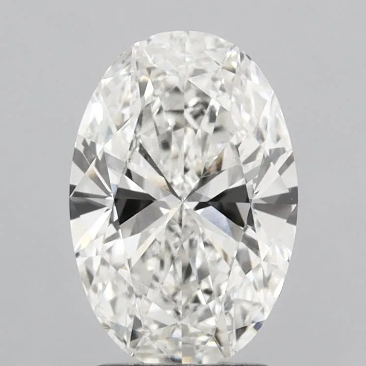 2.26ct Oval Lab Grown Diamond (Colour F, Clarity VVS2, IGI Certified)