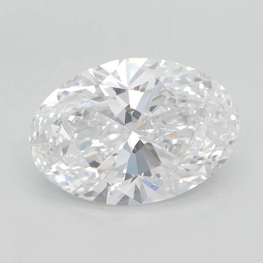 2.27ct Oval Lab Grown Diamond (Colour D, Clarity VVS1, GIA Certified)