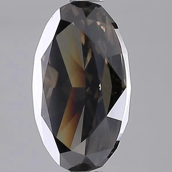 2.27ct Oval Lab Grown Diamond (Colour Fancy Deep Gray, Clarity VS1, IGI Certified)