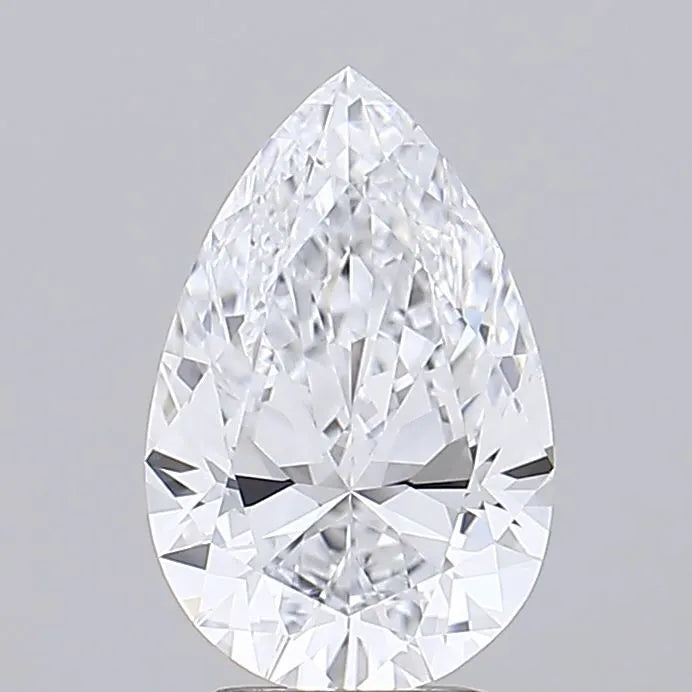 2.27ct Pear Lab Grown Diamond (Colour D, Clarity IF, IGI Certified)