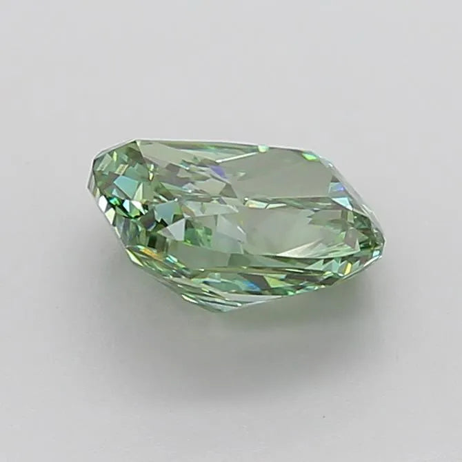 2.30ct Cushion modified Lab Grown Diamond (Colour Fancy Vivid Green, Clarity VVS2, IGI Certified)