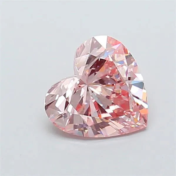 2.30ct Heart Lab Grown Diamond (Colour Fancy Intense Pink, Clarity VS2, IGI Certified)