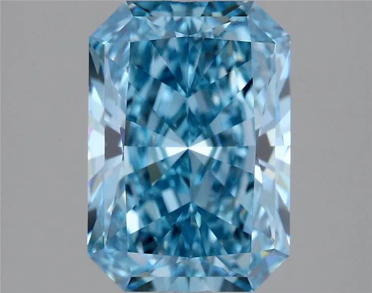 2.30ct Radiant Lab Grown Diamond (Colour Fancy Vivid Blue, Clarity VVS2, IGI Certified)