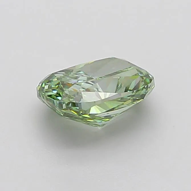 2.31ct Cushion modified Lab Grown Diamond (Colour Fancy Vivid Green, Clarity VVS2, IGI Certified)