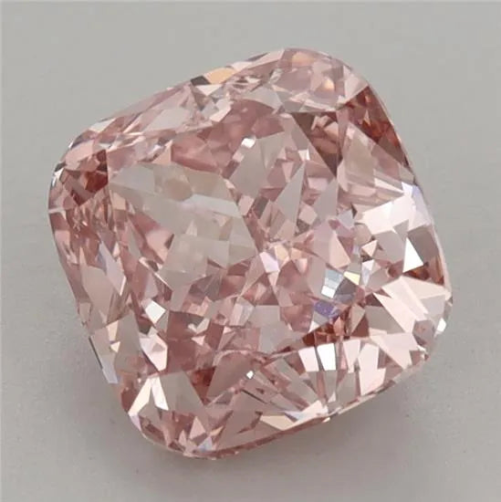 2.31ct Cushion modified Lab Grown Diamond (Colour Fancy Vivid Pink, Clarity VVS2, IGI Certified)