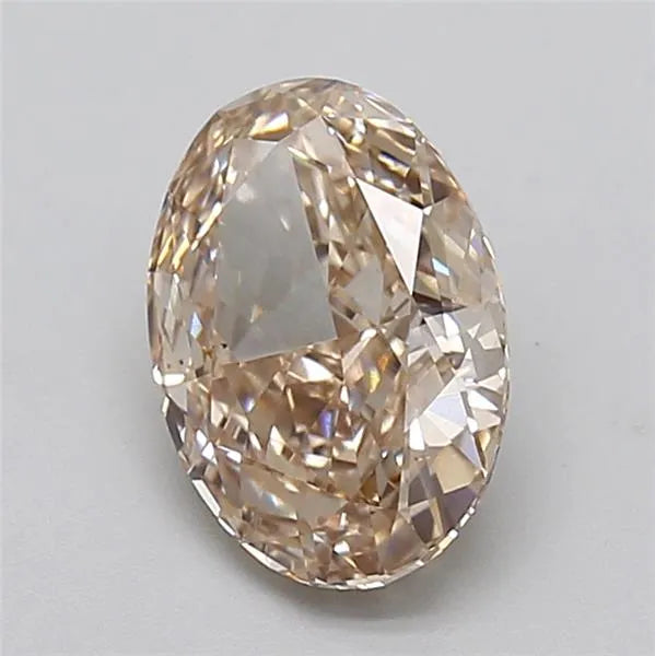 2.31ct Oval Lab Grown Diamond (Colour Fancy Brown, Clarity VS1, IGI Certified)