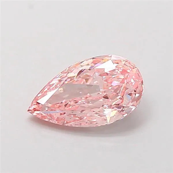 2.31ct Pear Lab Grown Diamond (Colour Fancy Vivid Pink, Clarity SI1, IGI Certified)