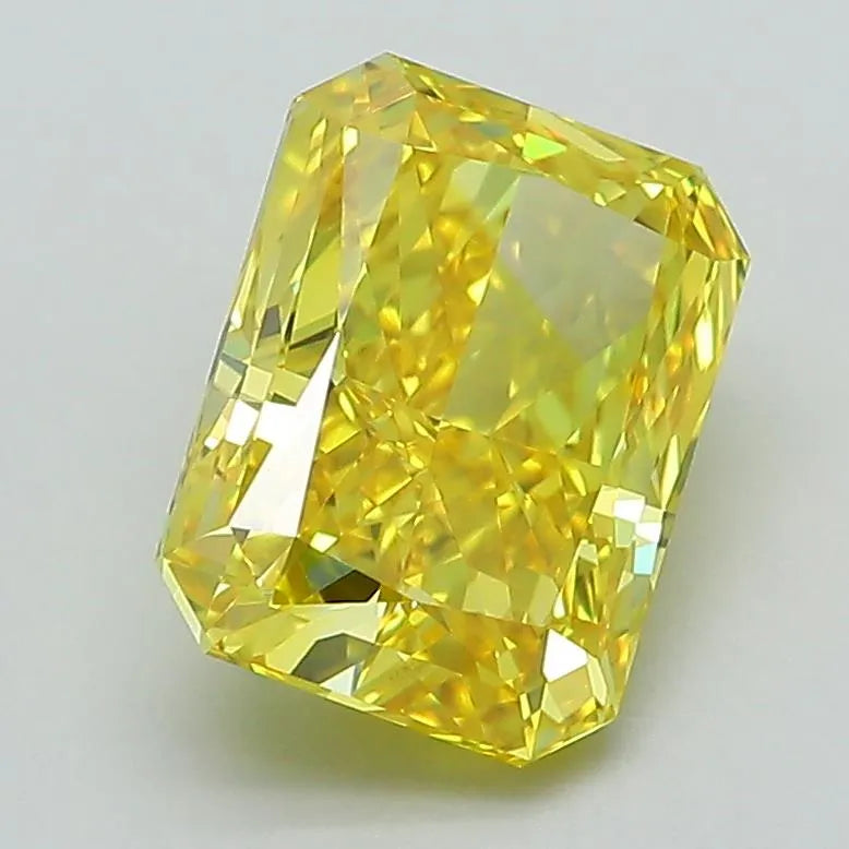 2.31ct Radiant Lab Grown Diamond (Colour Fancy Vivid Yellow, Clarity VVS1, IGI Certified)