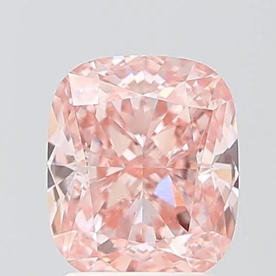 2.32ct Cushion modified Lab Grown Diamond (Colour Fancy Vivid Pink, Clarity VS1, IGI Certified)