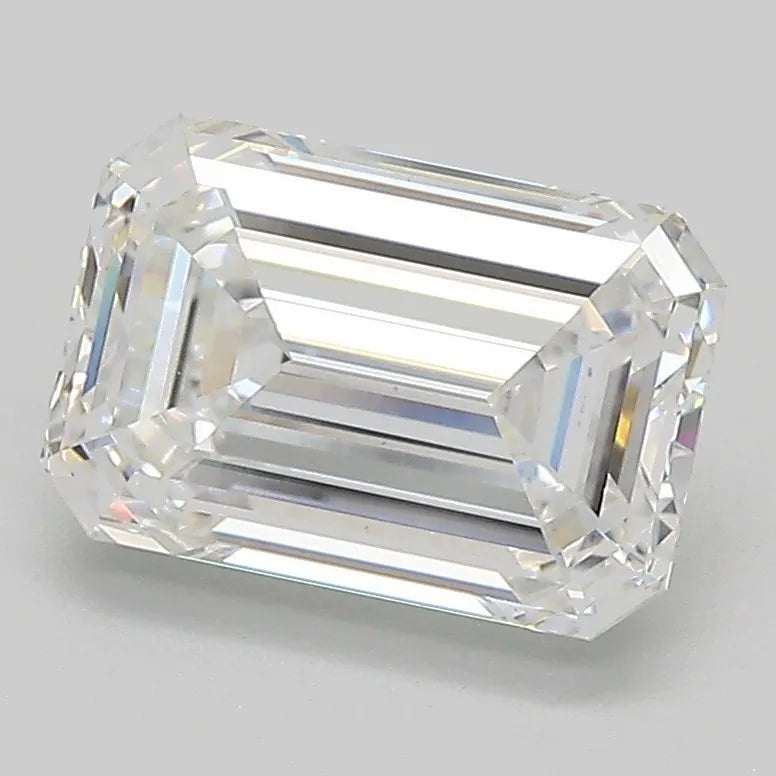 2.32ct Emerald Lab Grown Diamond (Colour D, Clarity VVS2, IGI Certified)