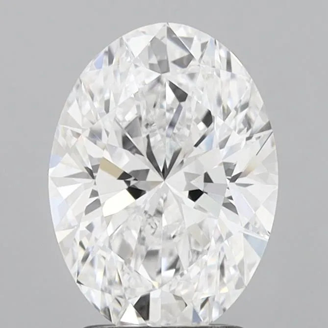 2.32ct Oval Lab Grown Diamond (Colour D, Clarity VVS1, IGI Certified)