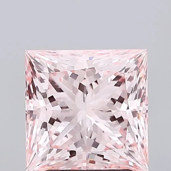 2.32ct Princess Lab Grown Diamond (Colour Fancy Intense Pink, Clarity VS1, IGI Certified)