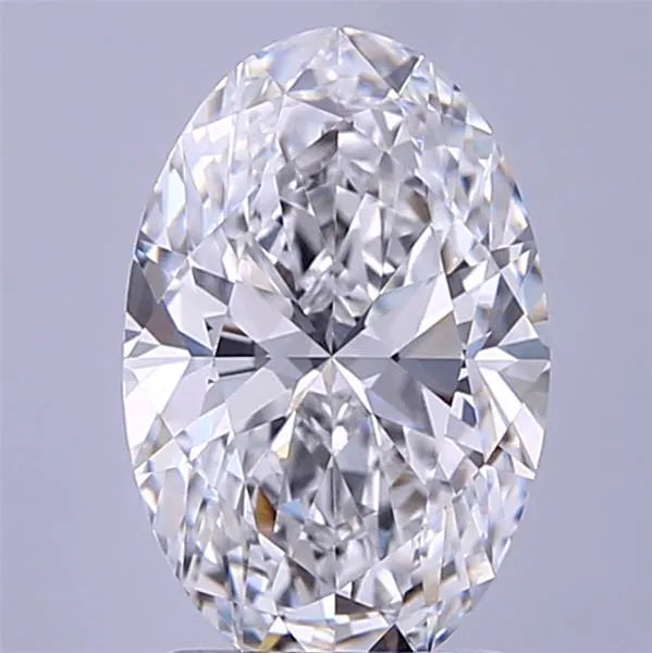 2.34ct Oval Lab Grown Diamond (Colour D, Clarity IF, Cut EX, IGI Certified)
