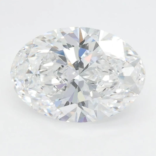 2.34ct Oval Lab Grown Diamond (Colour D, Clarity VVS2, GIA Certified)