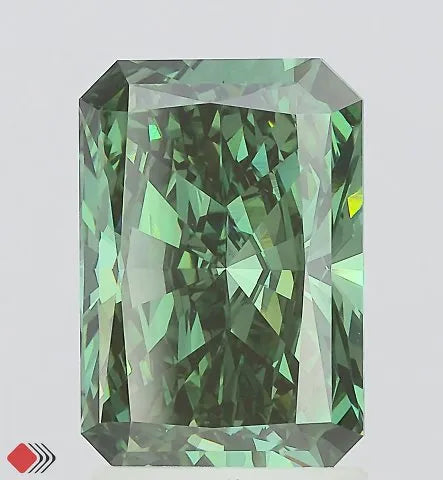 2.34ct Radiant Lab Grown Diamond (Colour Fancy Vivid Green, Clarity VS1, IGI Certified)