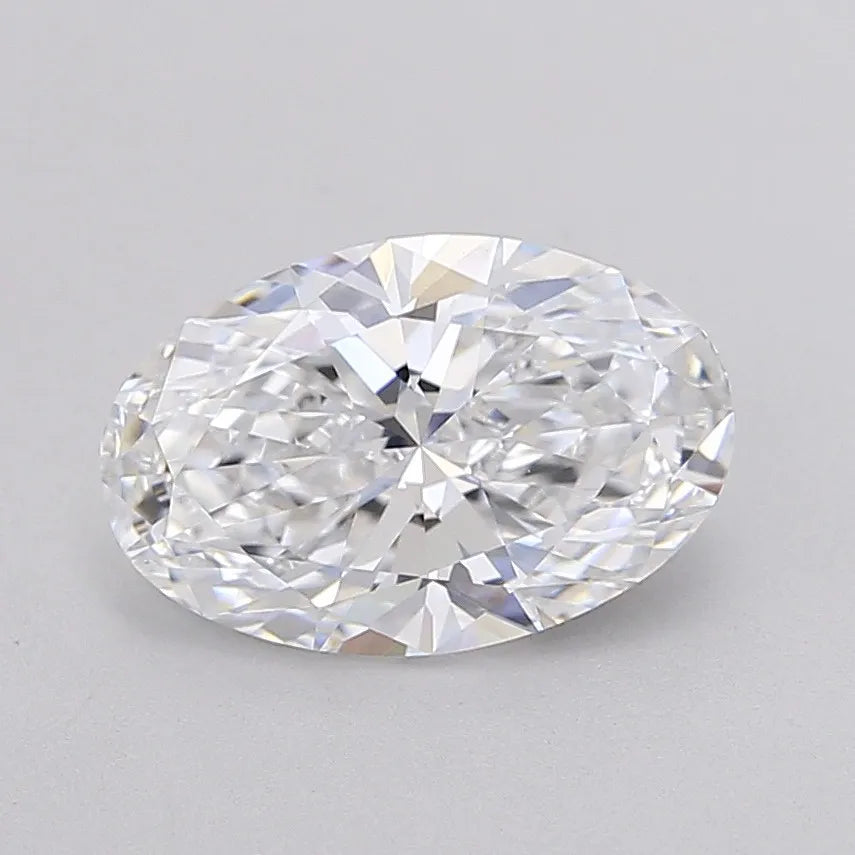 2.35ct Oval Lab Grown Diamond (Colour D, Clarity VVS1, IGI Certified)