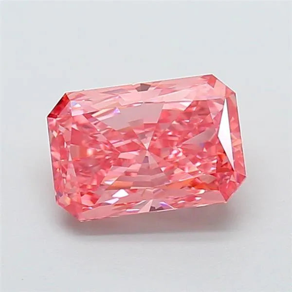 2.35ct Radiant Lab Grown Diamond (Colour Fancy Vivid Pink, Clarity VS1, IGI Certified)