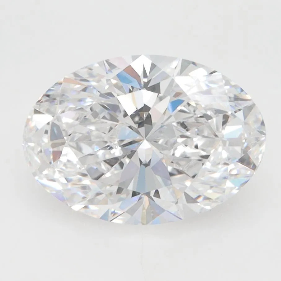 2.37ct Oval Lab Grown Diamond (Colour D, Clarity VVS1, GIA Certified)