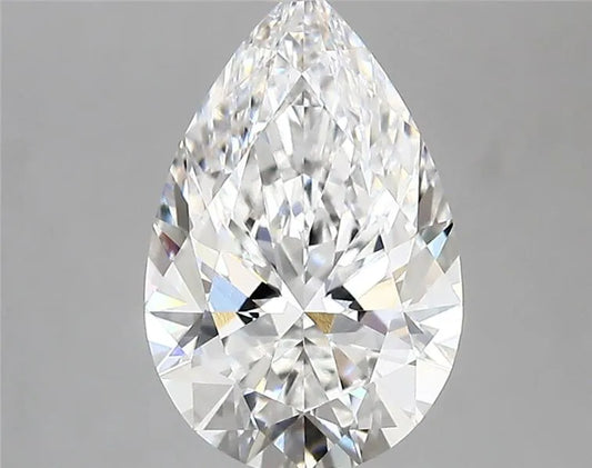 2.37ct Pear Lab Grown Diamond (Colour E, Clarity VVS2, Cut EX, GIA Certified)