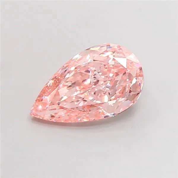 2.37ct Pear Lab Grown Diamond (Colour Fancy Intense Pink, Clarity VS1, IGI Certified)