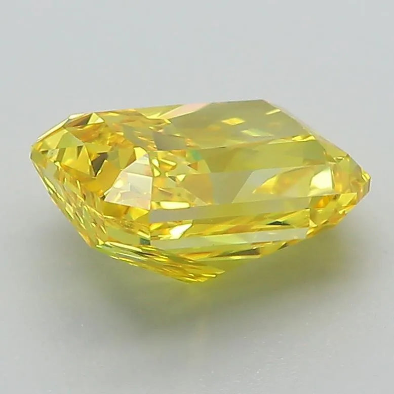 2.37ct Radiant Lab Grown Diamond (Colour Fancy Vivid Yellow, Clarity IF, IGI Certified)