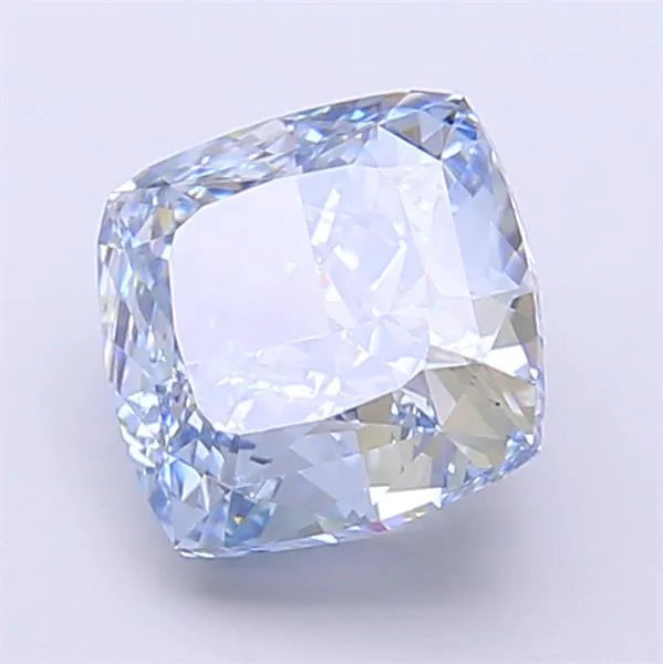 2.38ct Cushion modified Lab Grown Diamond (Colour Fancy Intense Blue, Clarity VVS2, IGI Certified)