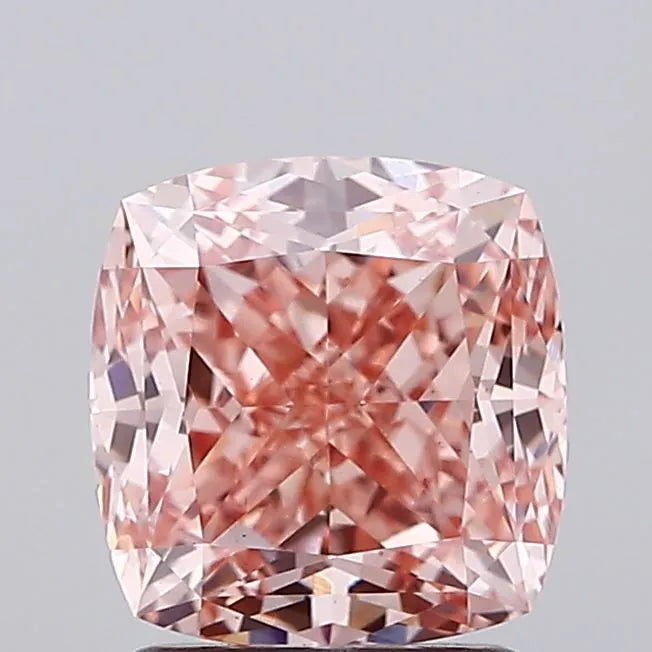 2.39ct Cushion modified Lab Grown Diamond (Colour Fancy Intense Pink, Clarity VS1, IGI Certified)