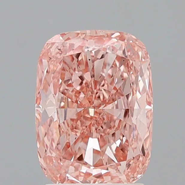 2.39ct Cushion modified Lab Grown Diamond (Colour Fancy Vivid Pink, Clarity VS2, IGI Certified)