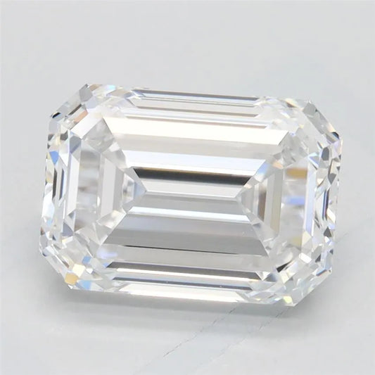 2.40ct Emerald Lab Grown Diamond (Colour D, Clarity IF, IGI Certified)