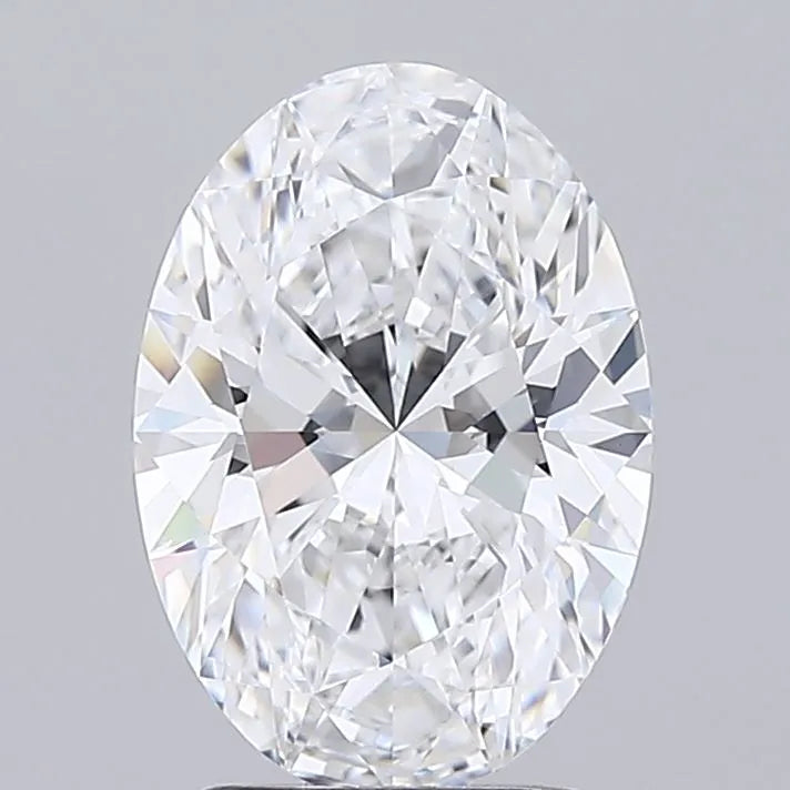 2.40ct Oval Lab Grown Diamond (Colour D, Clarity IF, IGI Certified)