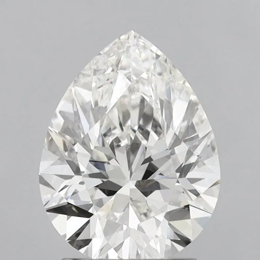 2.40ct Pear Lab Grown Diamond (Colour H, Clarity VVS2, IGI Certified)