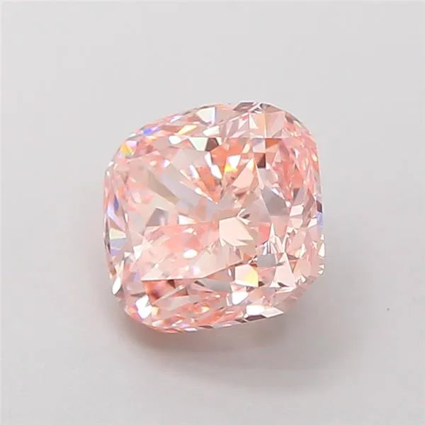 2.41ct Cushion modified Lab Grown Diamond (Colour Fancy Intense Pink, Clarity VVS2, IGI Certified)
